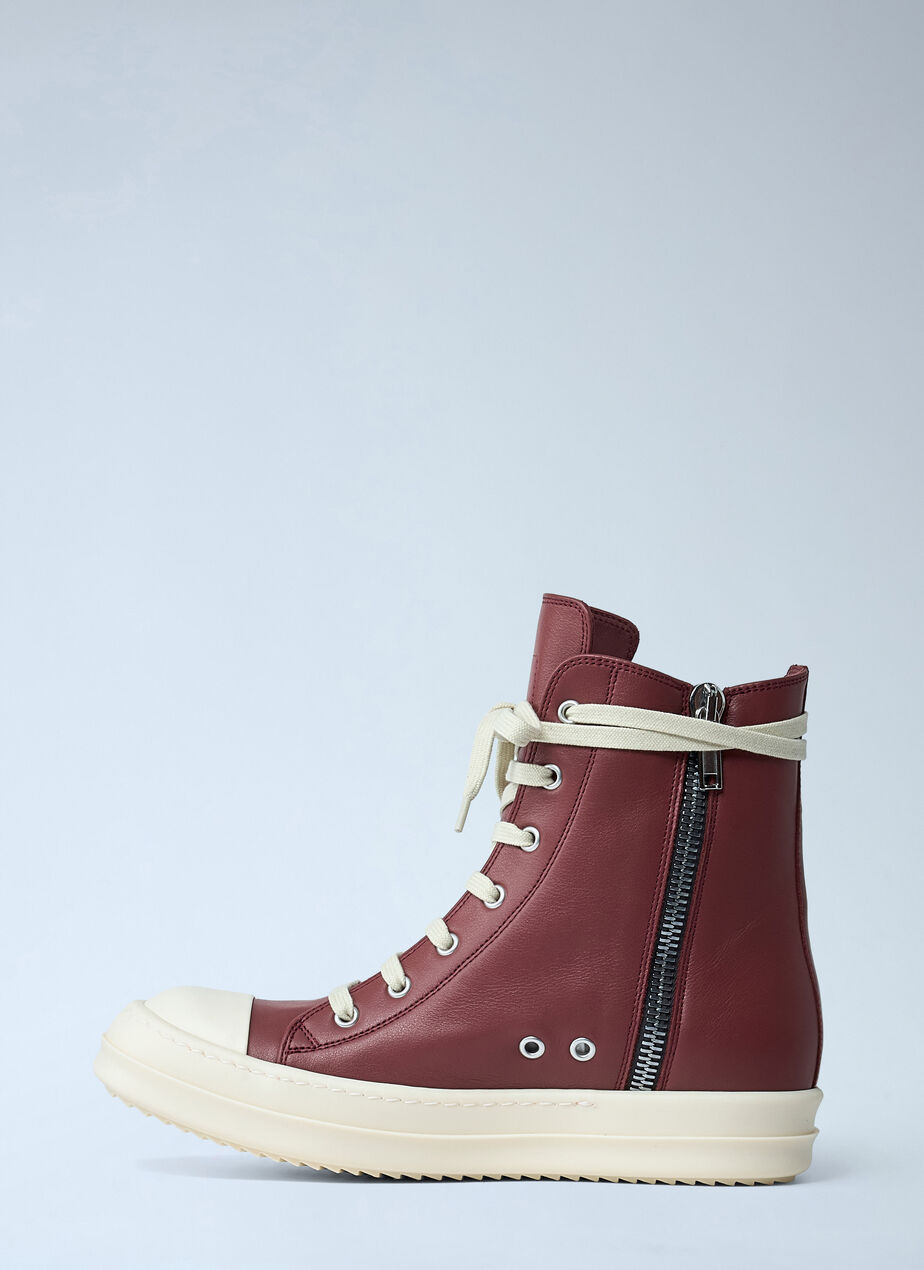 Leather High-Top Sneakers