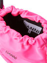 GANNI Knot Mini Purse Sugar Plum Pink flgan0251064pin