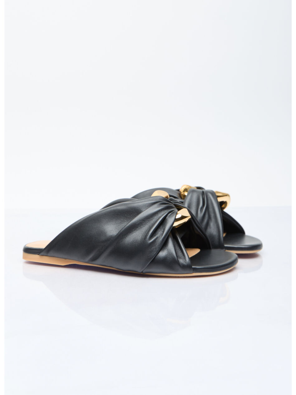 Corner Leather Flats