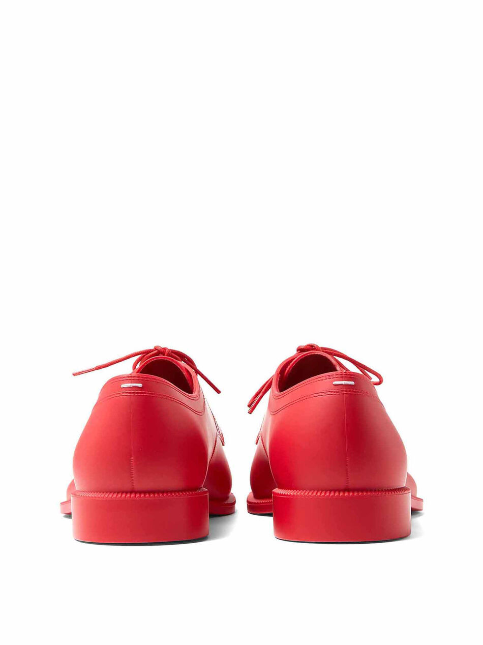 Tabi Lace-Up Red Shoes