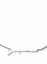 Jacquemus Signature Plaque Necklace Silver fljac0250088sil