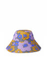 Acne Studios Floral Print Bucket Hat Purple flacn0249007ppl