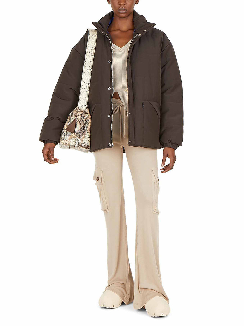 Flared Track Suit Beige Pants