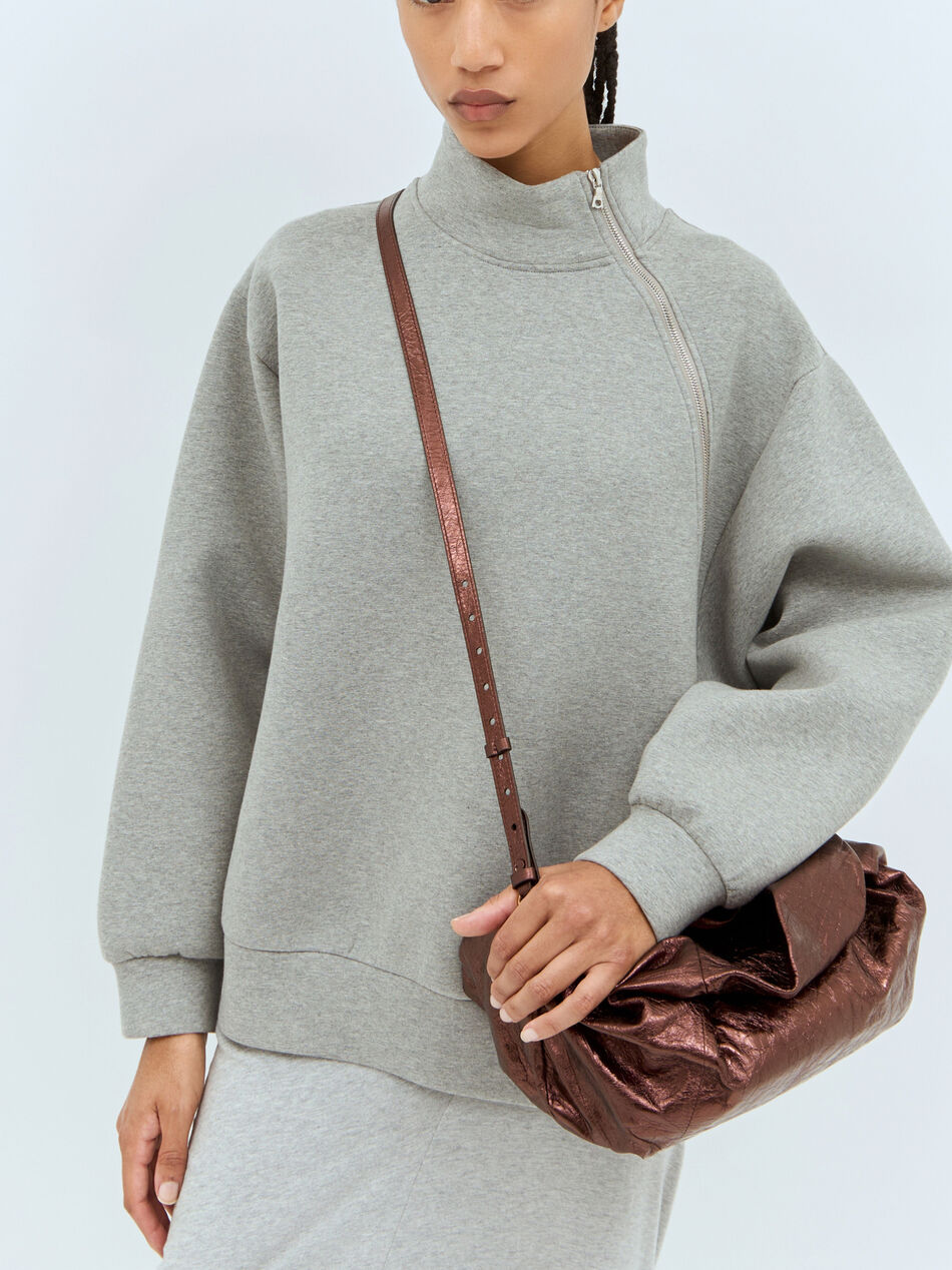 Medium Twist Metallic Handbag