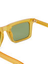 RETROSUPERFUTURE 1968 Sereno Sunglasses Yellow flrts0350006brn