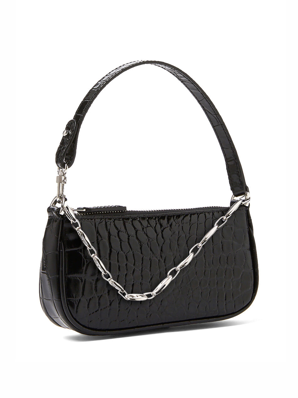 Rachel Mini Shoulder Bag in Black