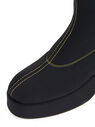 GANNI Retro Flatform Overknee Sockboot Black Black flgan0251040blk