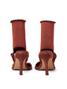 Isa Boulder Short Garter Heel Sandals Red flisa0249017col