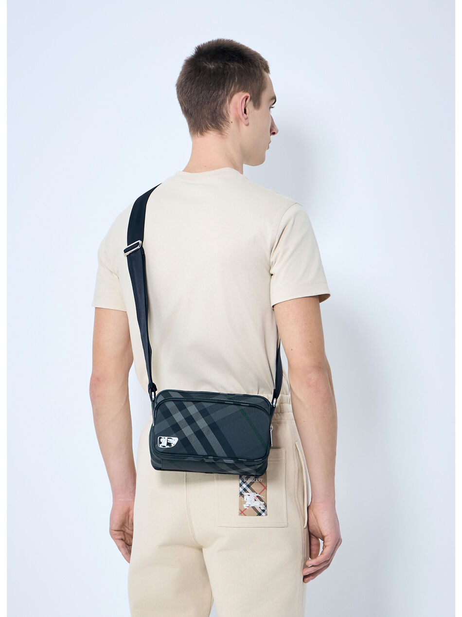 Grid Crossbody Bag