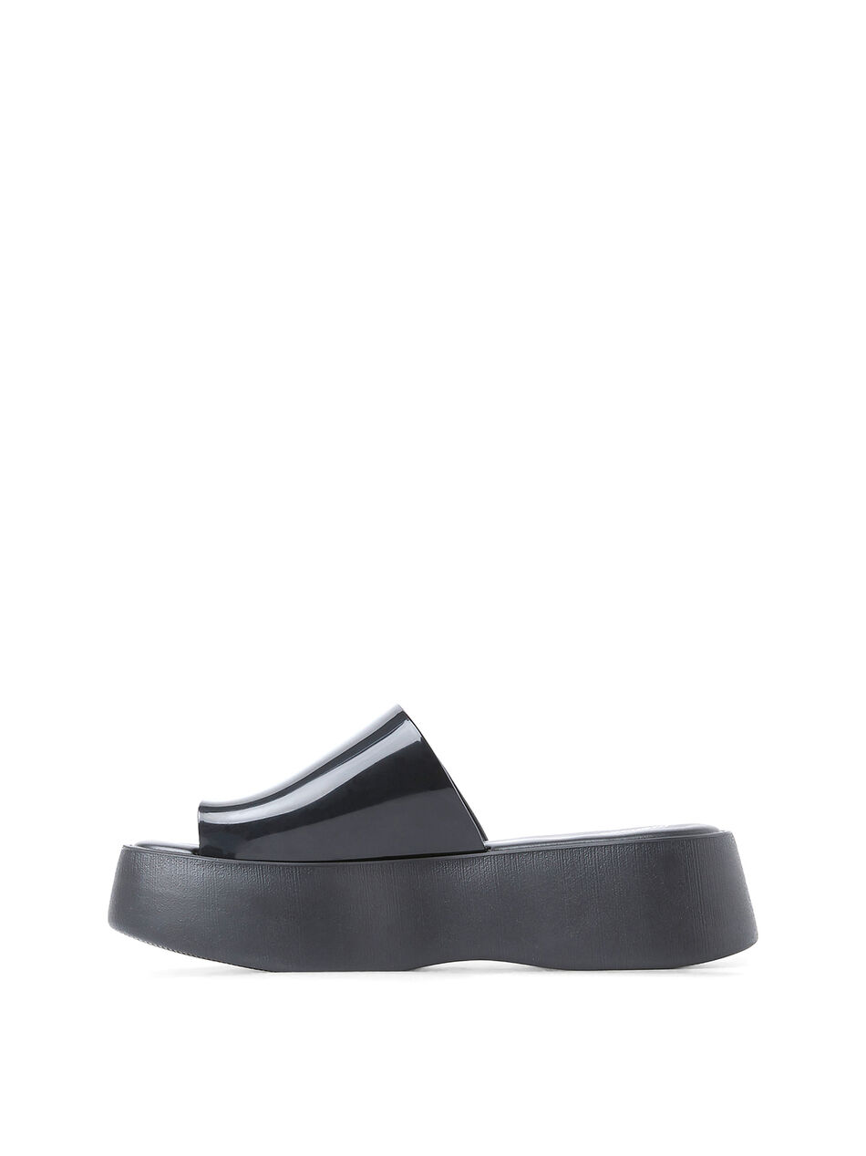 Becky Platform Sandals in Black