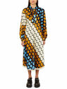 Marni Dress with Pois Print Blue flmni0245001blu