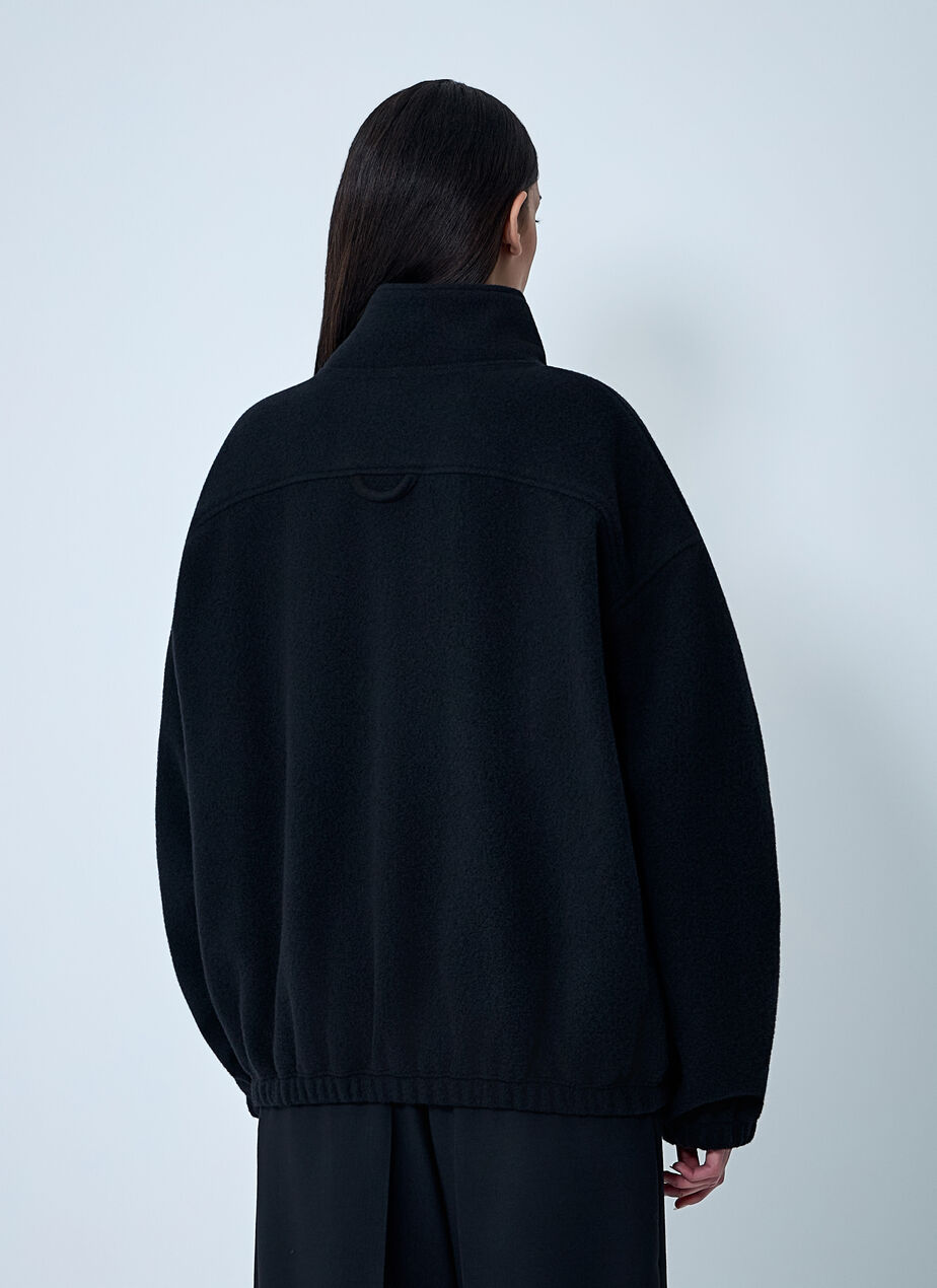 Zip-Up Fleece Sweatshirt