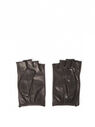 Vivienne Westwood Orb Stud Fingerless Gloves Black flvvw0249049blk