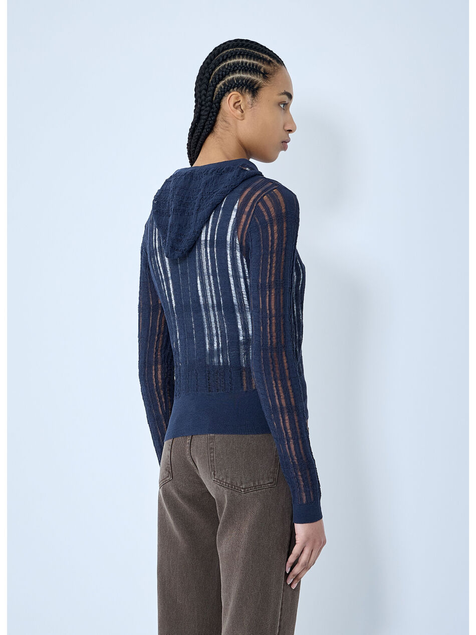 Compact Hooded Cardigan