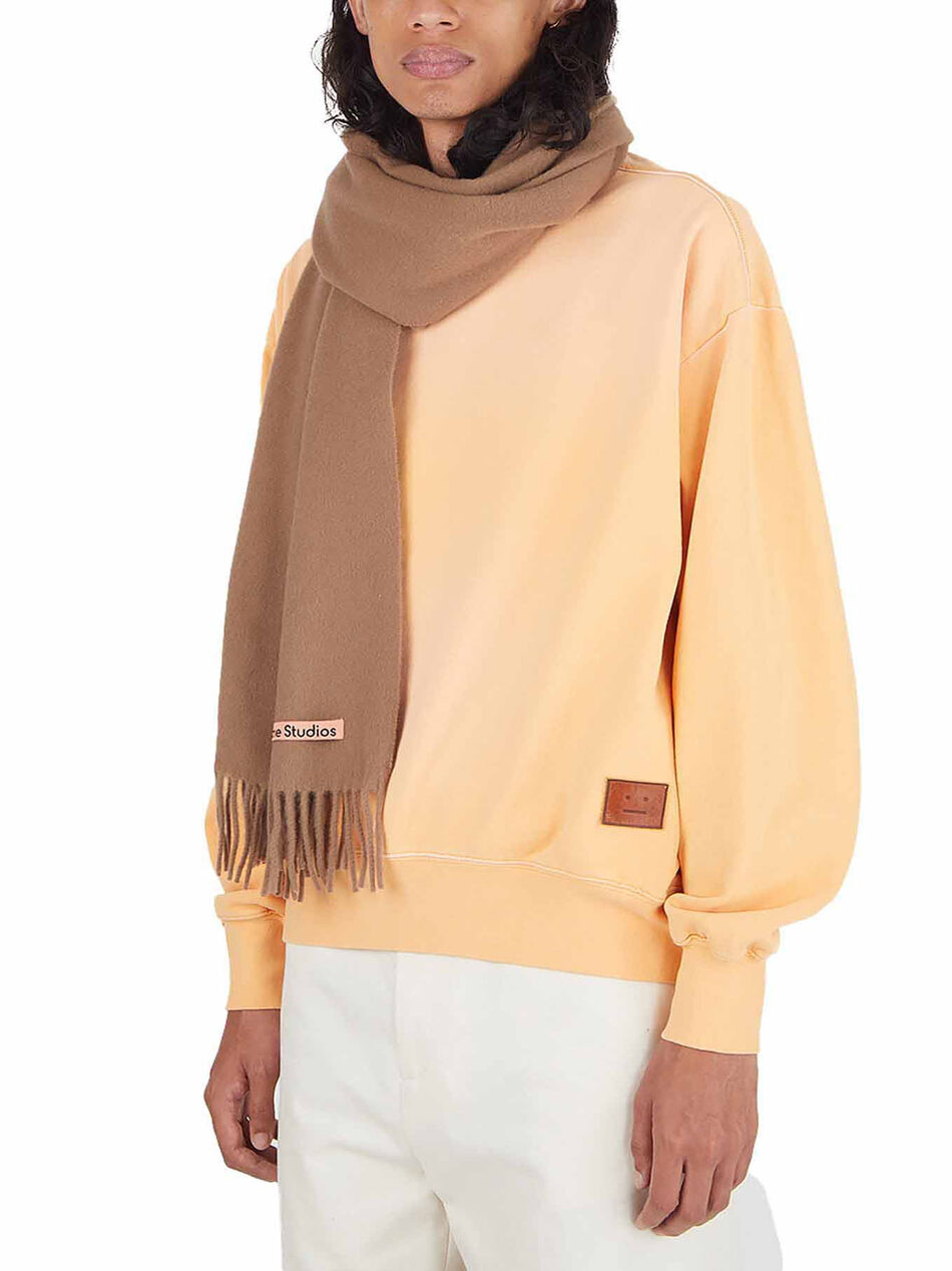 Canada Brown Wool Scarf