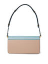 Marni Colour Block Trunk Shoulder Bag Beige flmni0251045blu