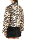 GANNI Leopard Print Jacket Brown flgan0249040brn