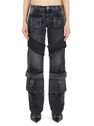 Blumarine Cargo Jeans Black flblm0249006blk