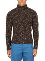 Raf Simons Spotted Sweater in Brown Brown flraf0150014blk