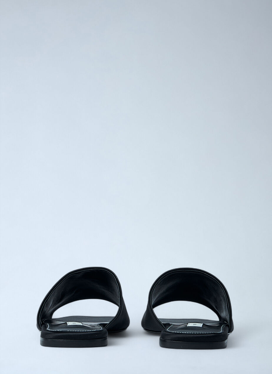 Satin Bandeau Slides