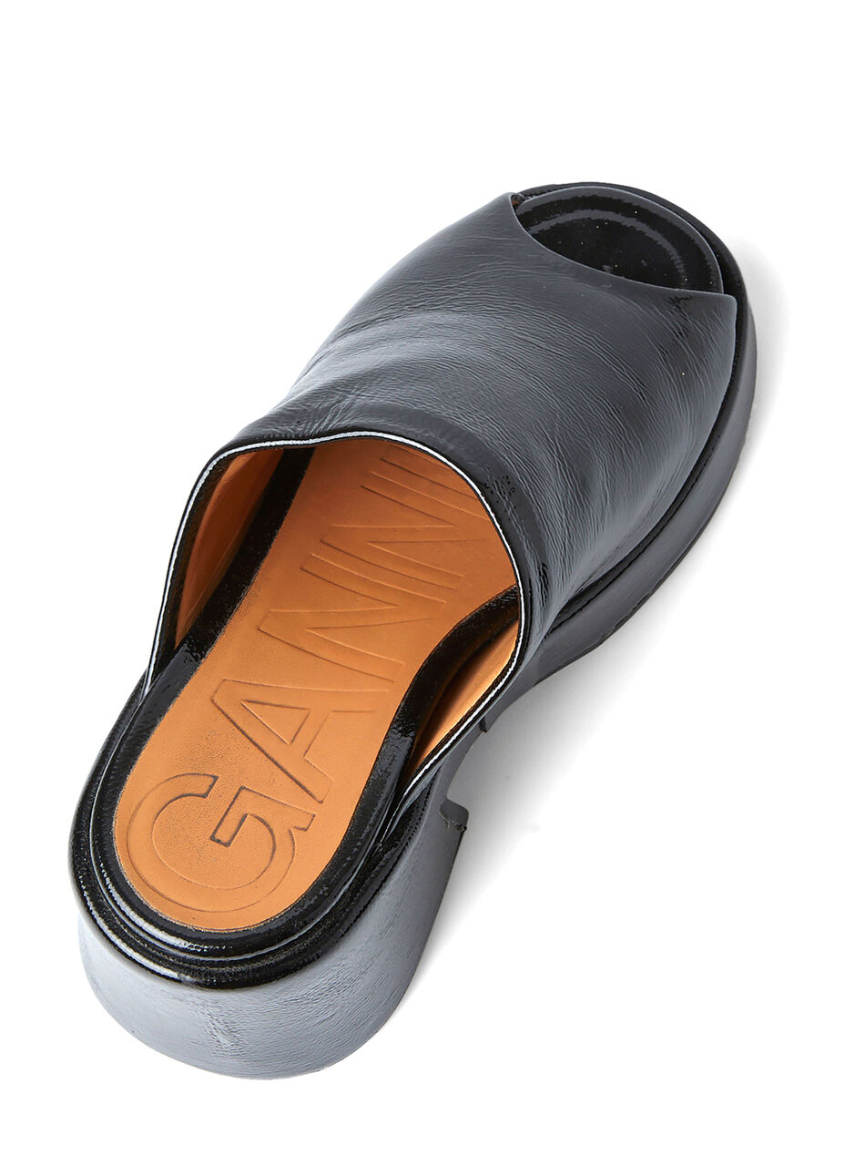 Retro Platform Wedge Mules