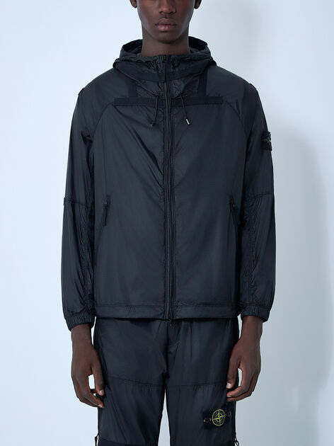 Hooded Logo Patch Jacket