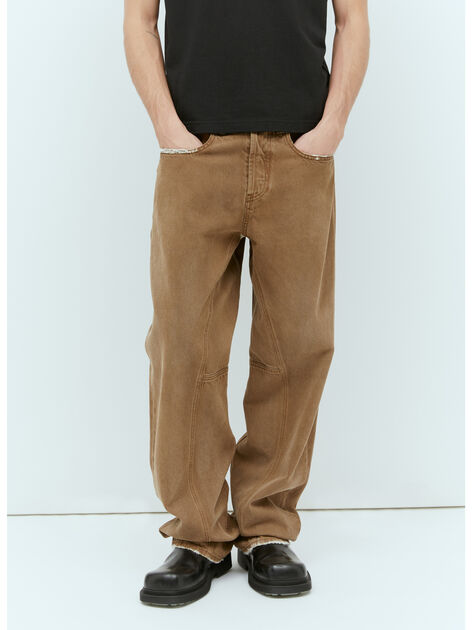 2001 D-Macro-U Distressed Denim Jeans