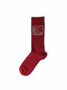 Rassvet Red Socks with PACCBET Sunrise Logo  flrsv0148037col