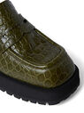 Marni Croc Embossed Moccasins Green flmni0250034grn
