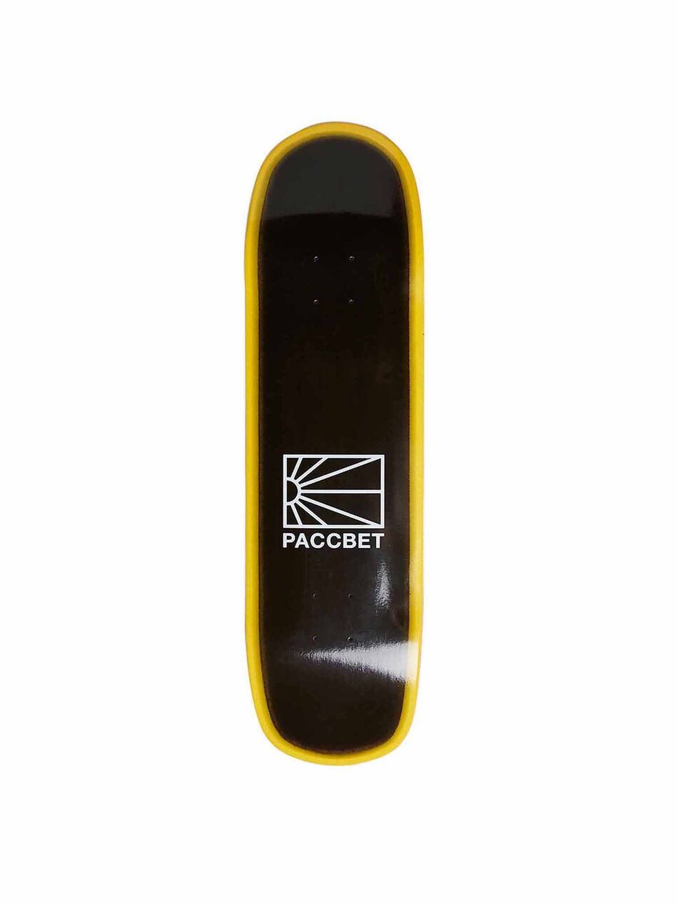 PACCBET Logo Print Blue Skateboard