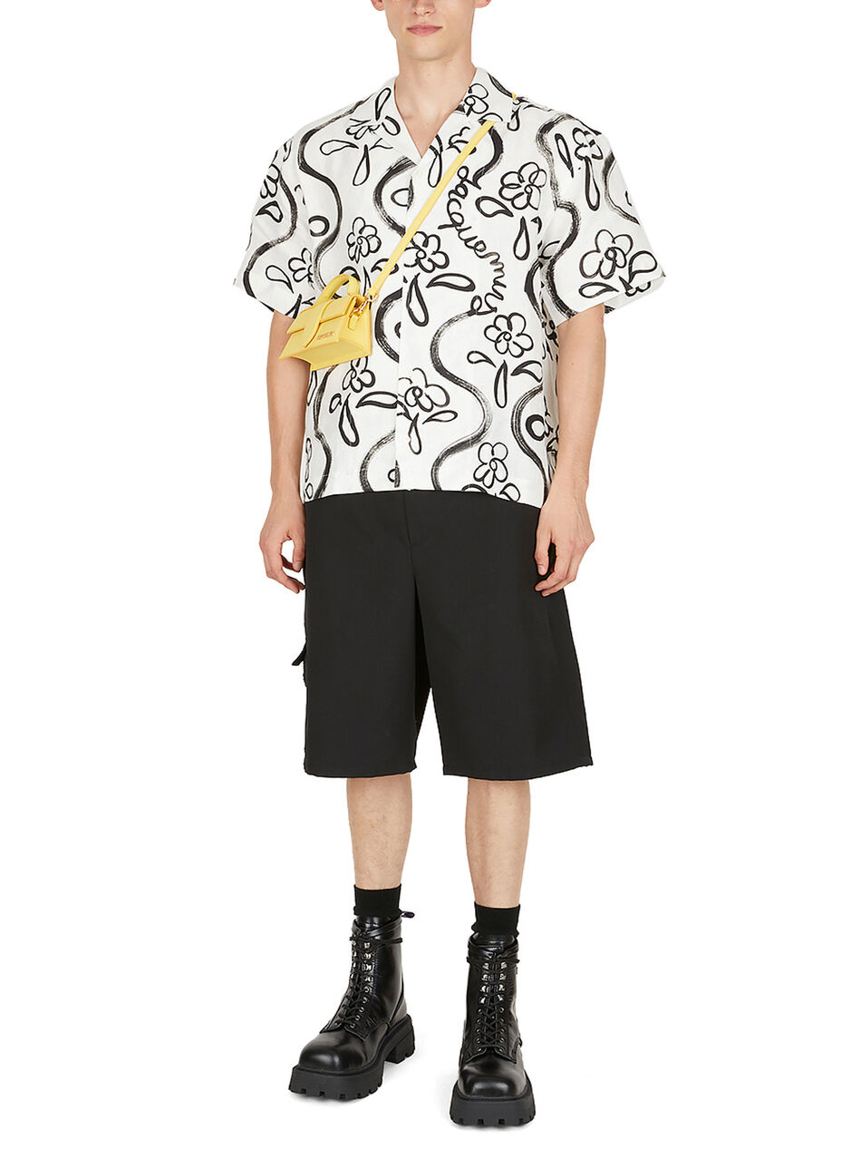 La Chemise Jean Bowling Shirt in White