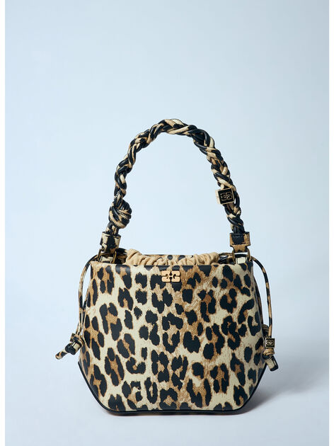 Leopard Bou Bucket Bag