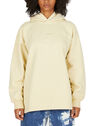 Acne Studios Logo Print Hooded Sweatshirt Yellow flacn0250065yel