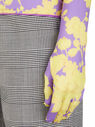 VETEMENTS Acid Flower Stretch Top with Gloves Purple flvet0247028ppl