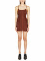 A. ROEGE HOVE Ida Strapless Mini Dress Brown flarh0250006brn