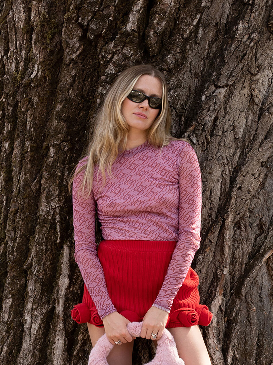 Long Sleeves Top with Logo