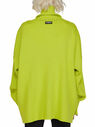 VETEMENTS Oversize Cardigan with Front Zip Green flvet0247017yel