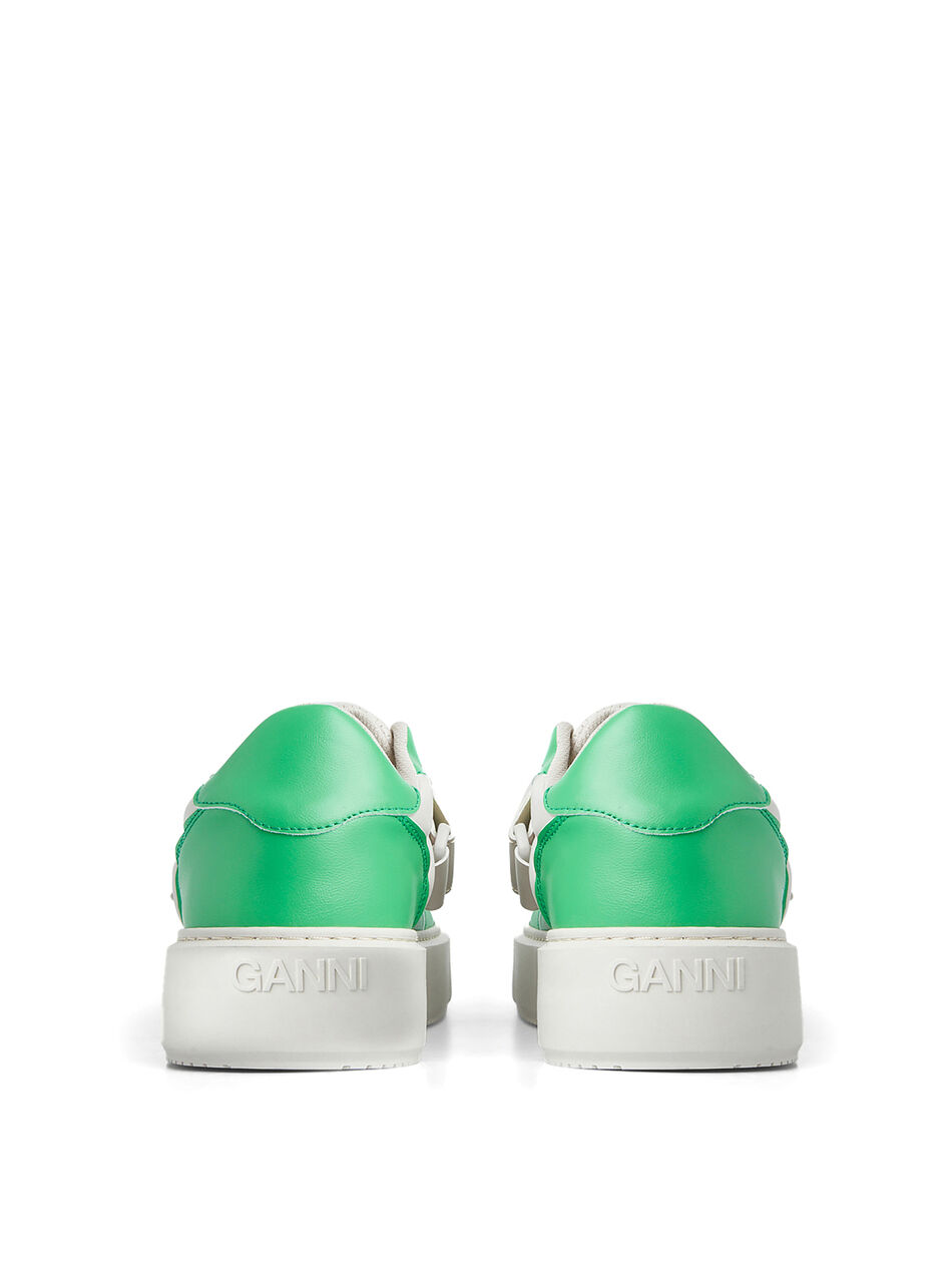 Sporty Cupsole Sneakers in White