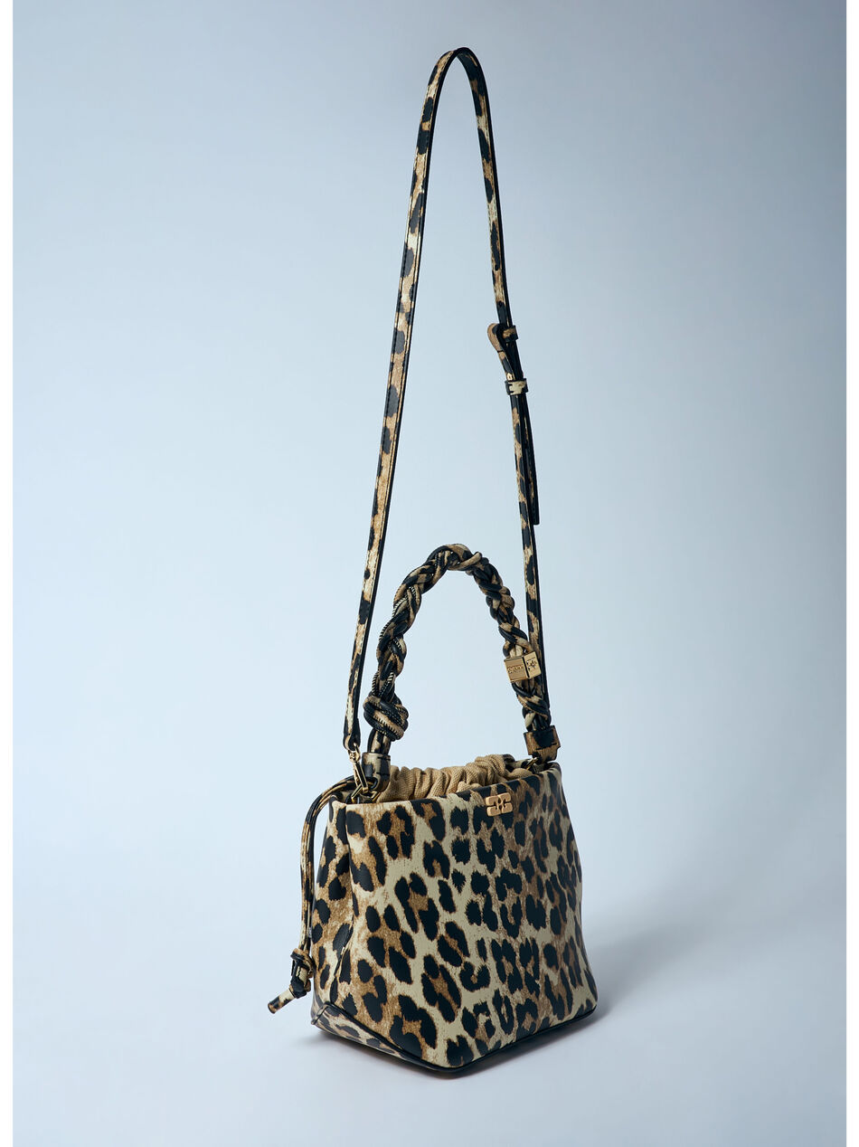 Leopard Bou Bucket Bag