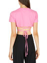 Jacquemus Le Baci Cropped T-Shirt Pink fljac0250146pin