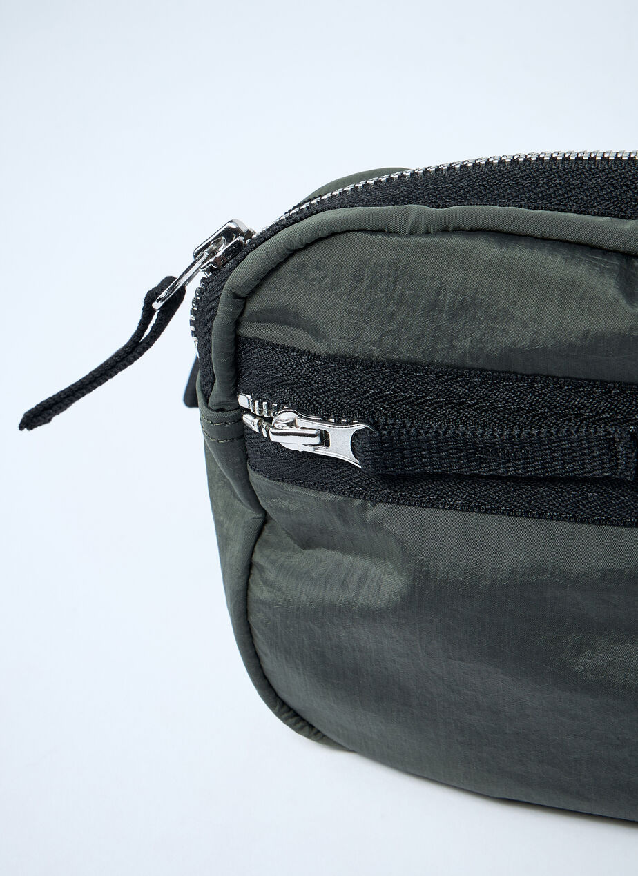 Nylon Metal Crossbody Bag