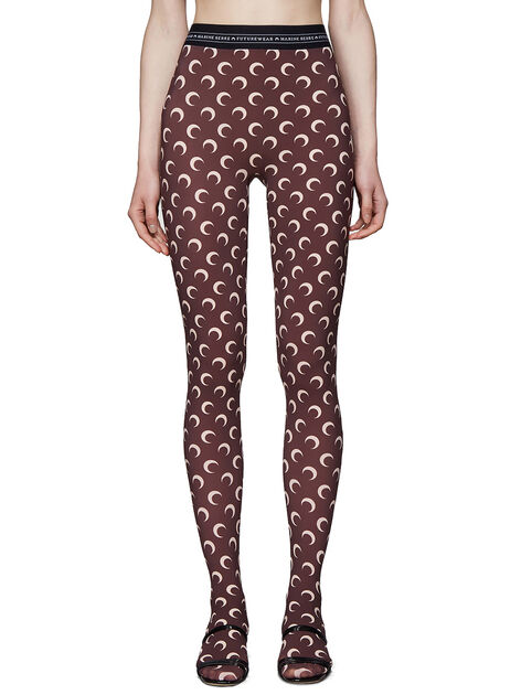 Logo Crescent Moon Leggings