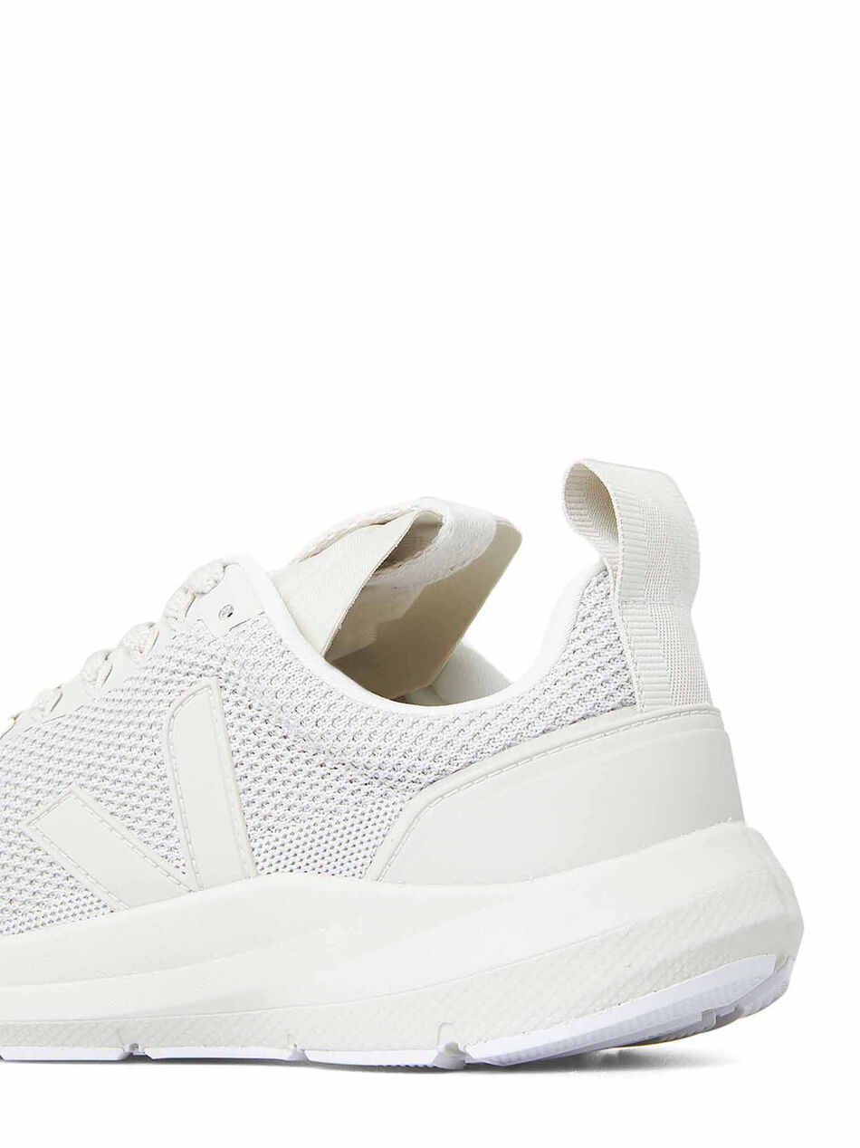 Grey Runner Sneakers with Logo