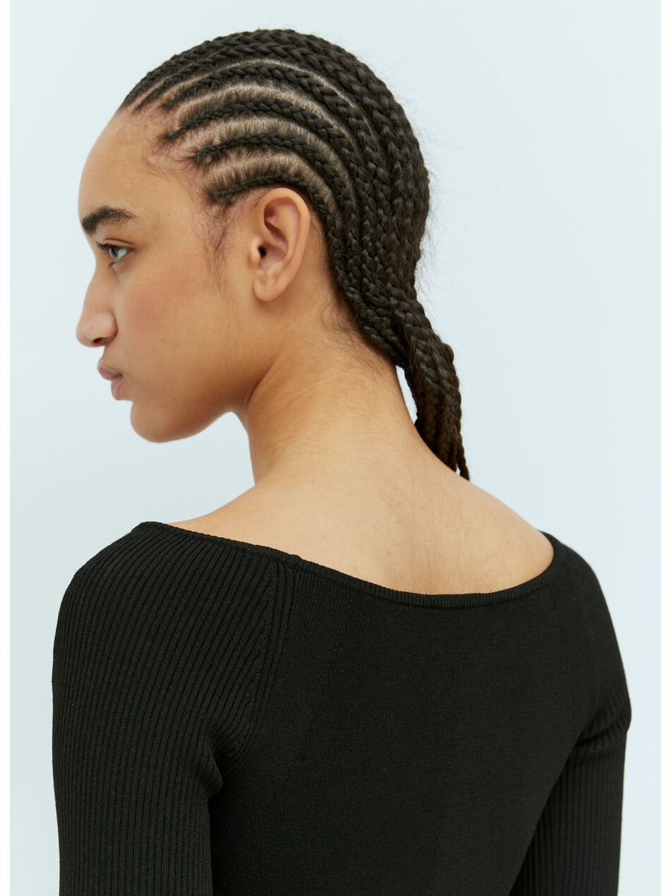 M-Vera-Ls Knit Crop Top