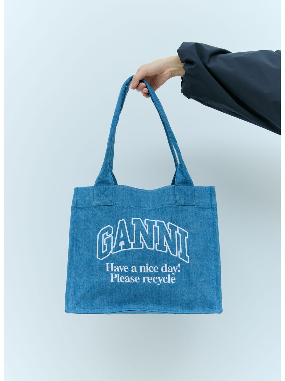 Large Easy Denim Tote Bag