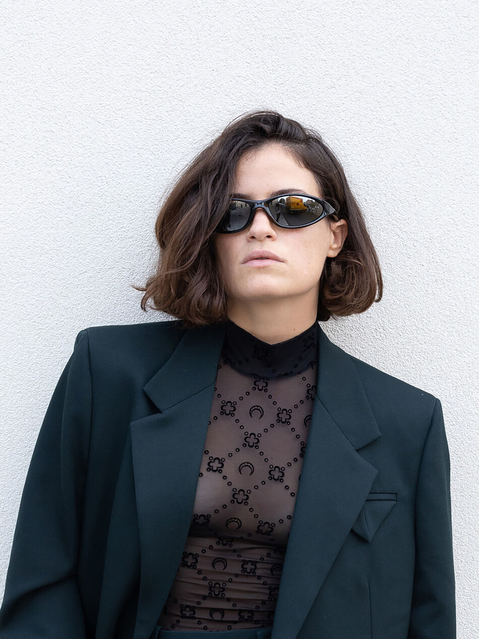 x Vuarnet Wrap Around Sunglasses