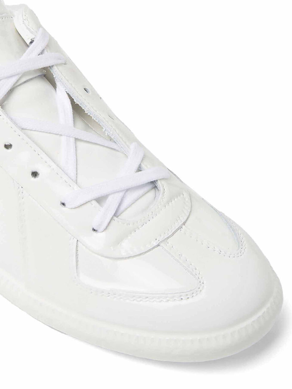 Replica Sneaker in White Leather