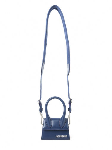 Jacquemus Le Chiquito Homme Crossbody Bag in Dark Blue | THE FLAMEL®
