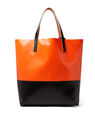 Marni Two Tone Tribeca Tote Bag Orange flmni0150007ora
