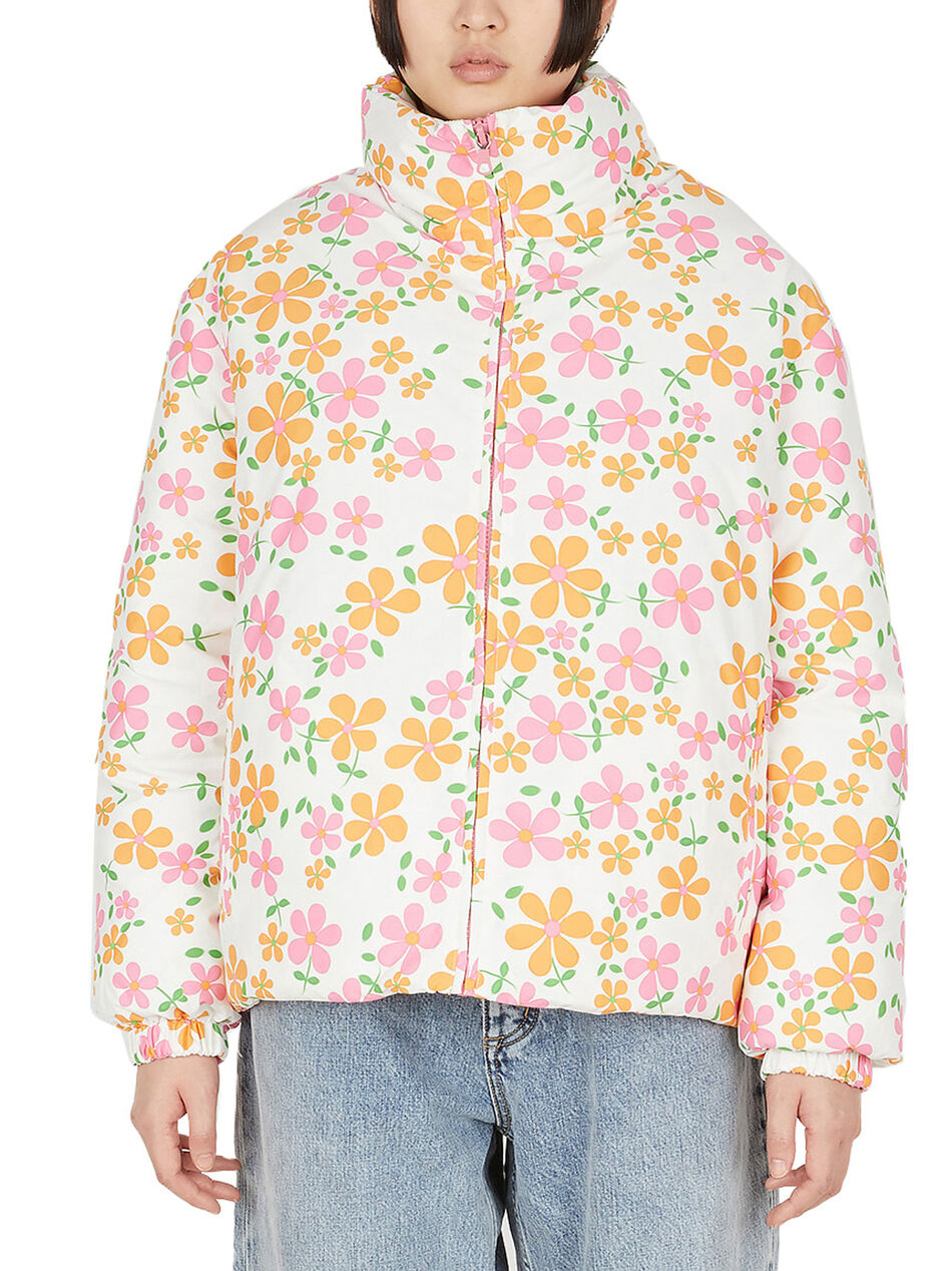 Piumino Imbottito Floreale